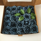 PE Blue Rose Flower Box Flower Material