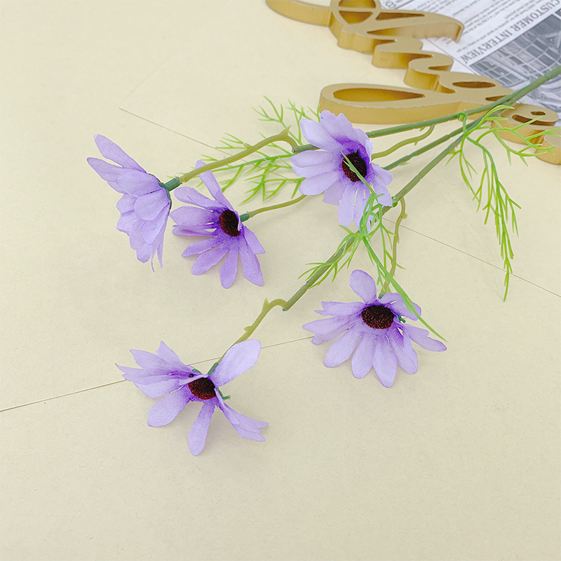 Lavender artificial daisy flower branch