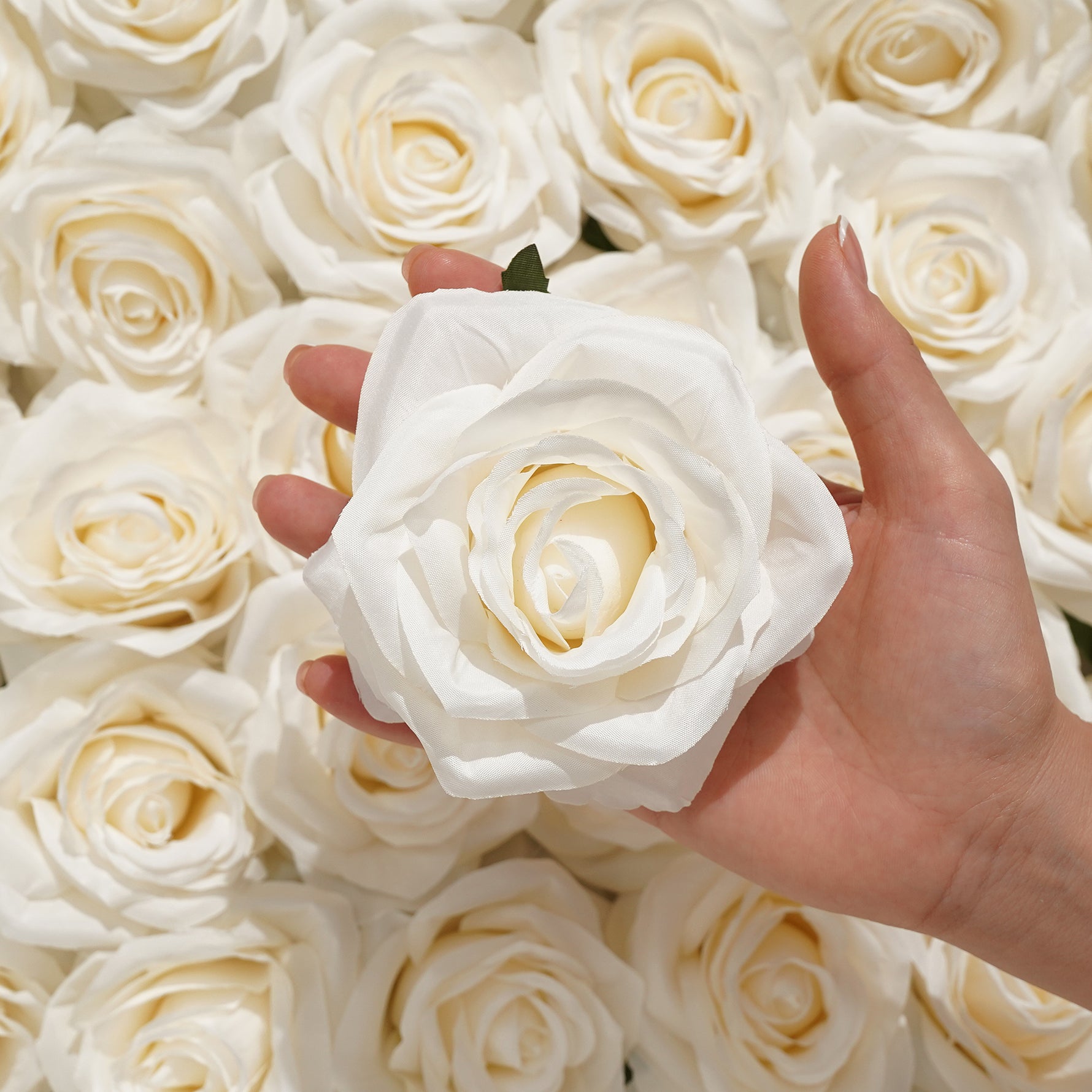 Artificial Rose Heads for Centerpieces