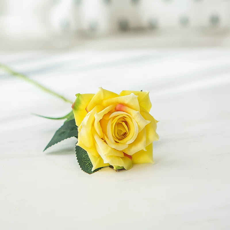 Long Stem Faux Rose DIY Wedding Flower