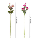 Soft blush faux lisianthus home decoration