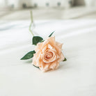 Peach Faux Rose Wedding Centerpiece