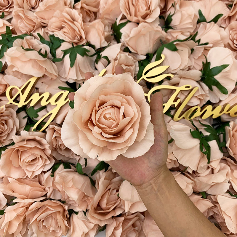 Handmade artificial roses for bridal shower decorations