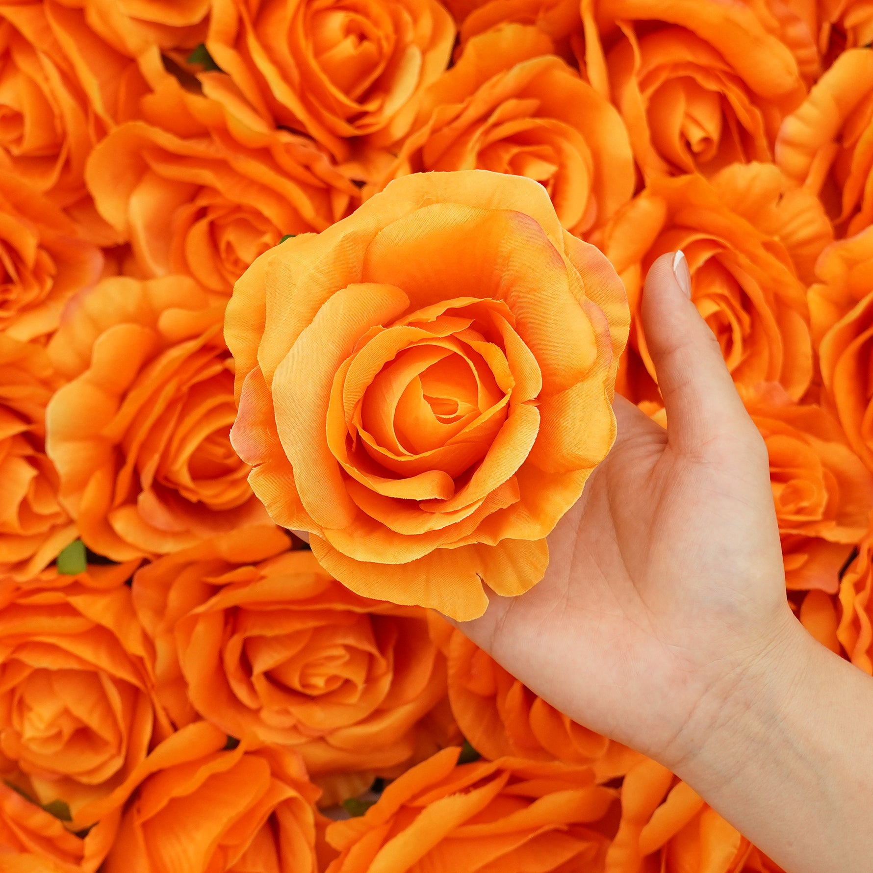 Multi color faux rose flowers for custom floral designs