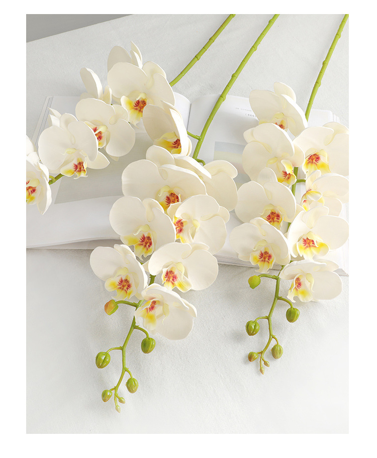 A0336 A0407 10 pcs/lot 8 Heads Retro Color Orchids Wedding