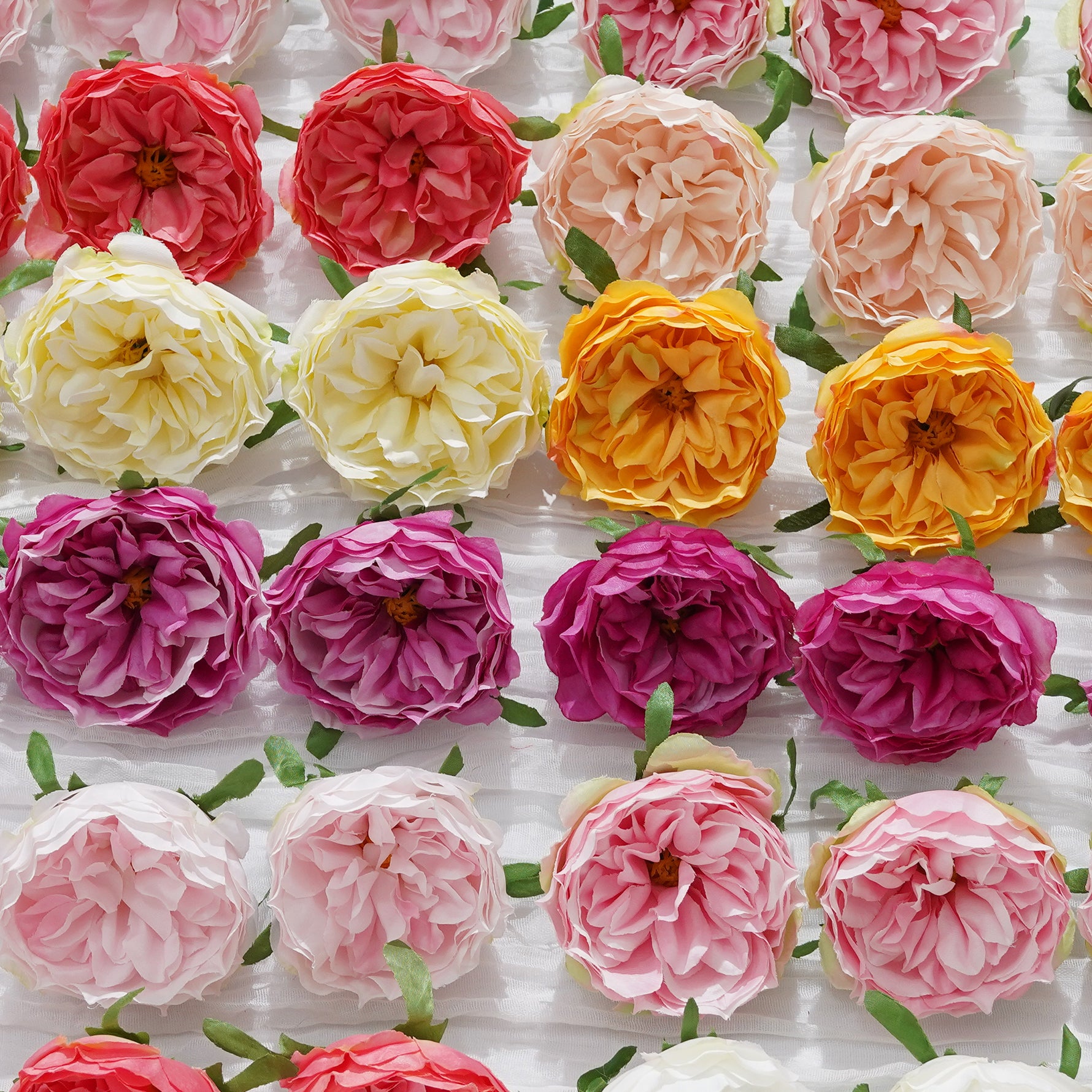 Colorful Artificial Peony Bloom
