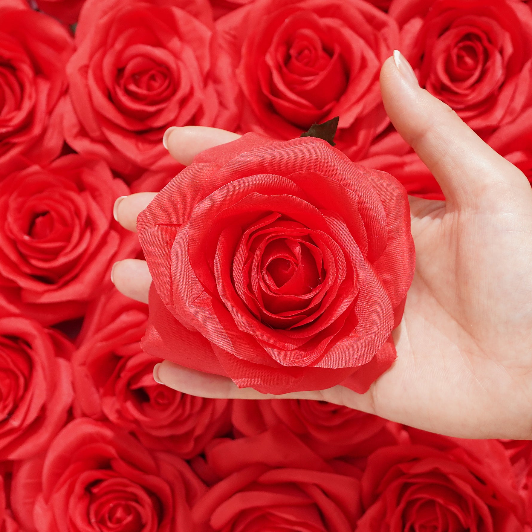 Faux Rose Wedding Decor