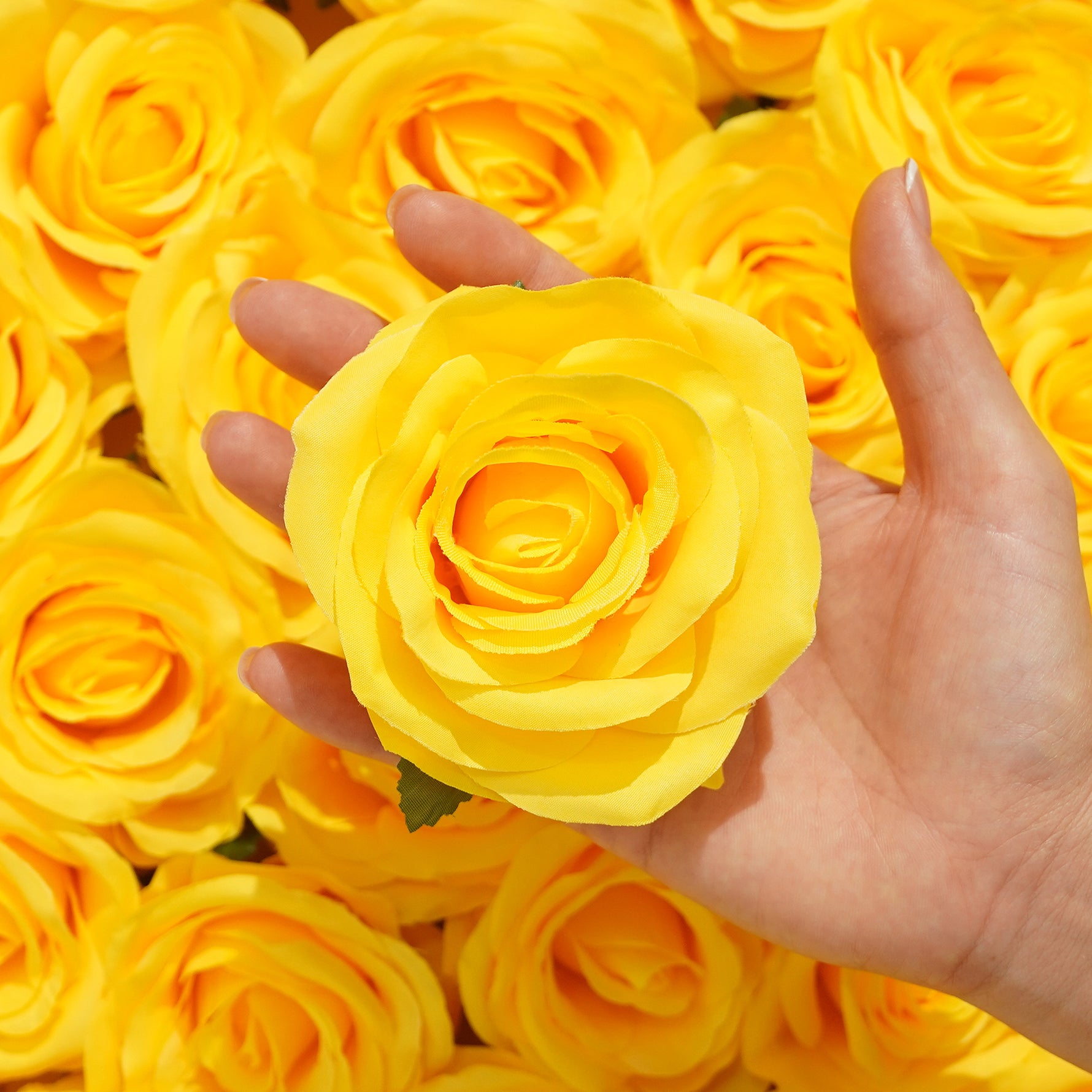 Silk Rose Wedding Flower