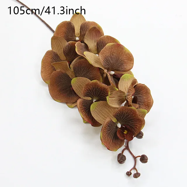Realistic silk butterfly orchid stem
