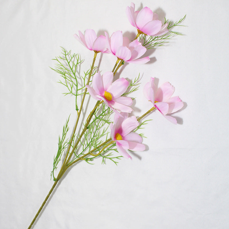 Silk cosmos flower stem fresh style floral supply
