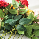 Red Artificial Rose Flower Head for Arch
