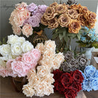 artificial-silk-rose-bouquet-multicolor-fake-roses-wedding-floral-decoration
