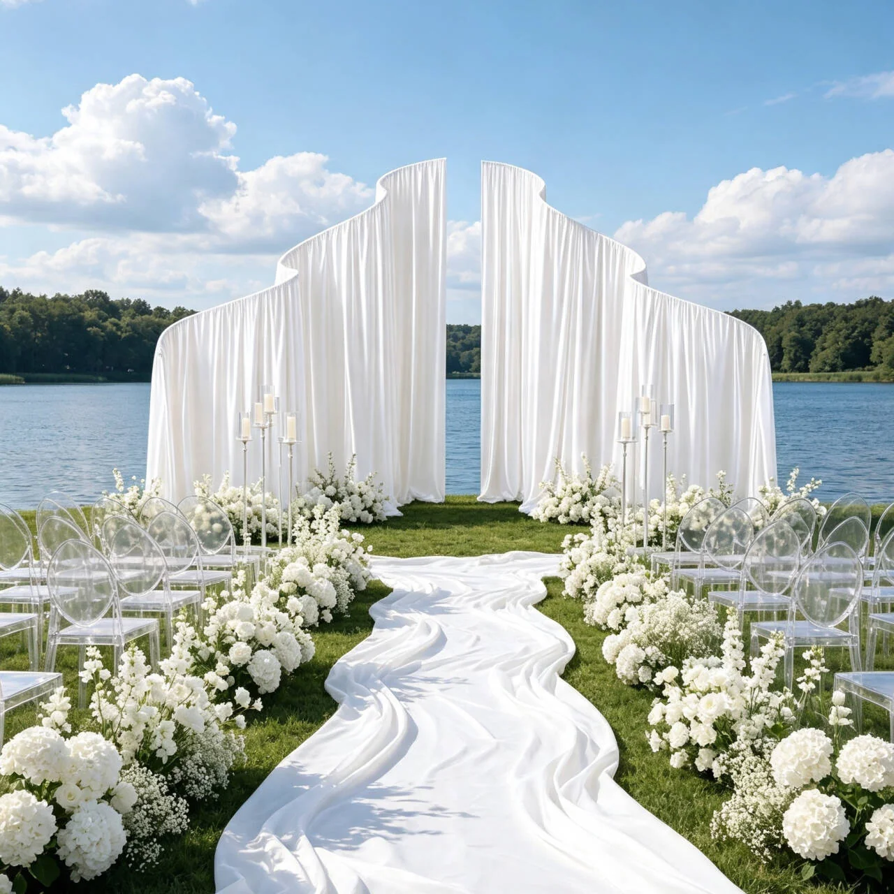 wedding‑curved‑arch‑stand‑black‑metal‑frame‑blank‑background‑photo