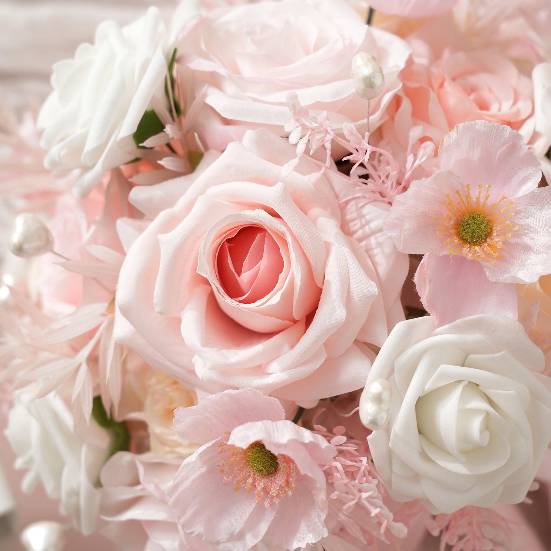 Angela Flower Red Wedding Centerpieces For Tables Arrangement