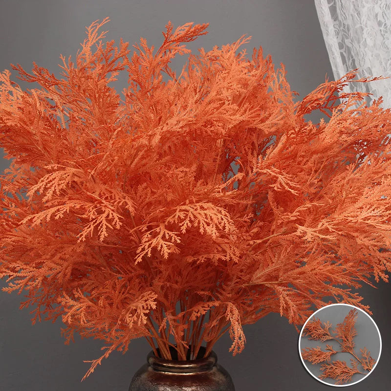 artificial antler leaf greenery for bridal bouquet filler