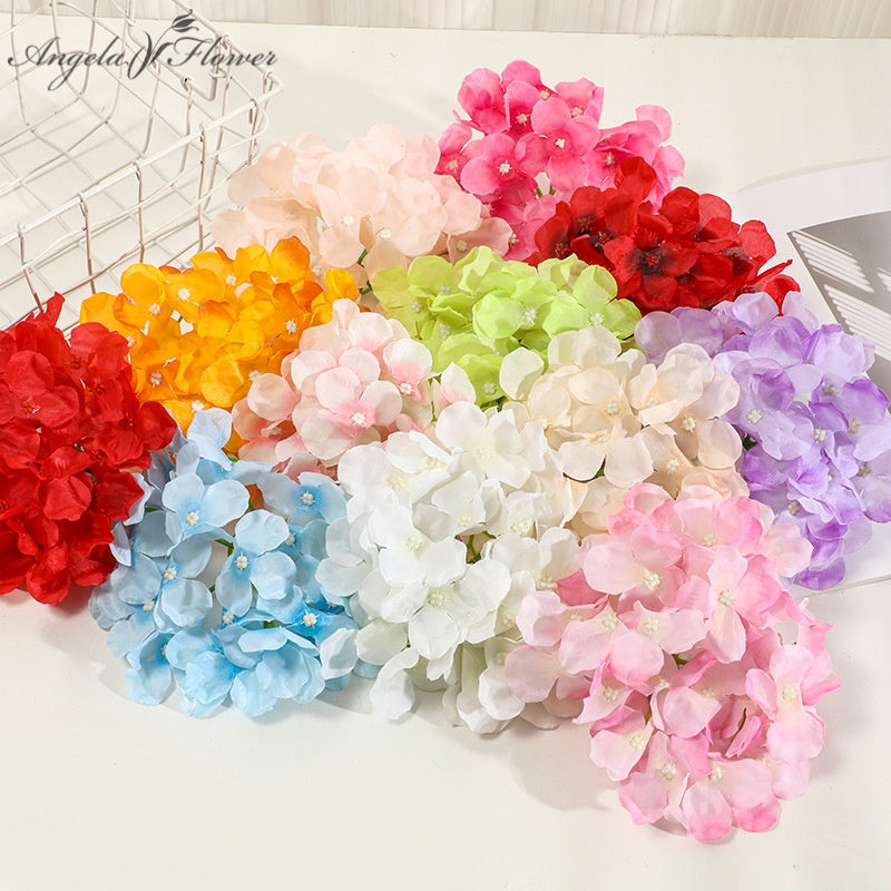 Artificial Hydrangea Flower Stems for Wedding Bouquet Design