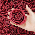 multicolor-faux-rose-heads-home-decoration