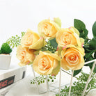 White faux rose stem
