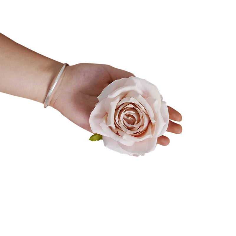 fake rose flower heads multi shades