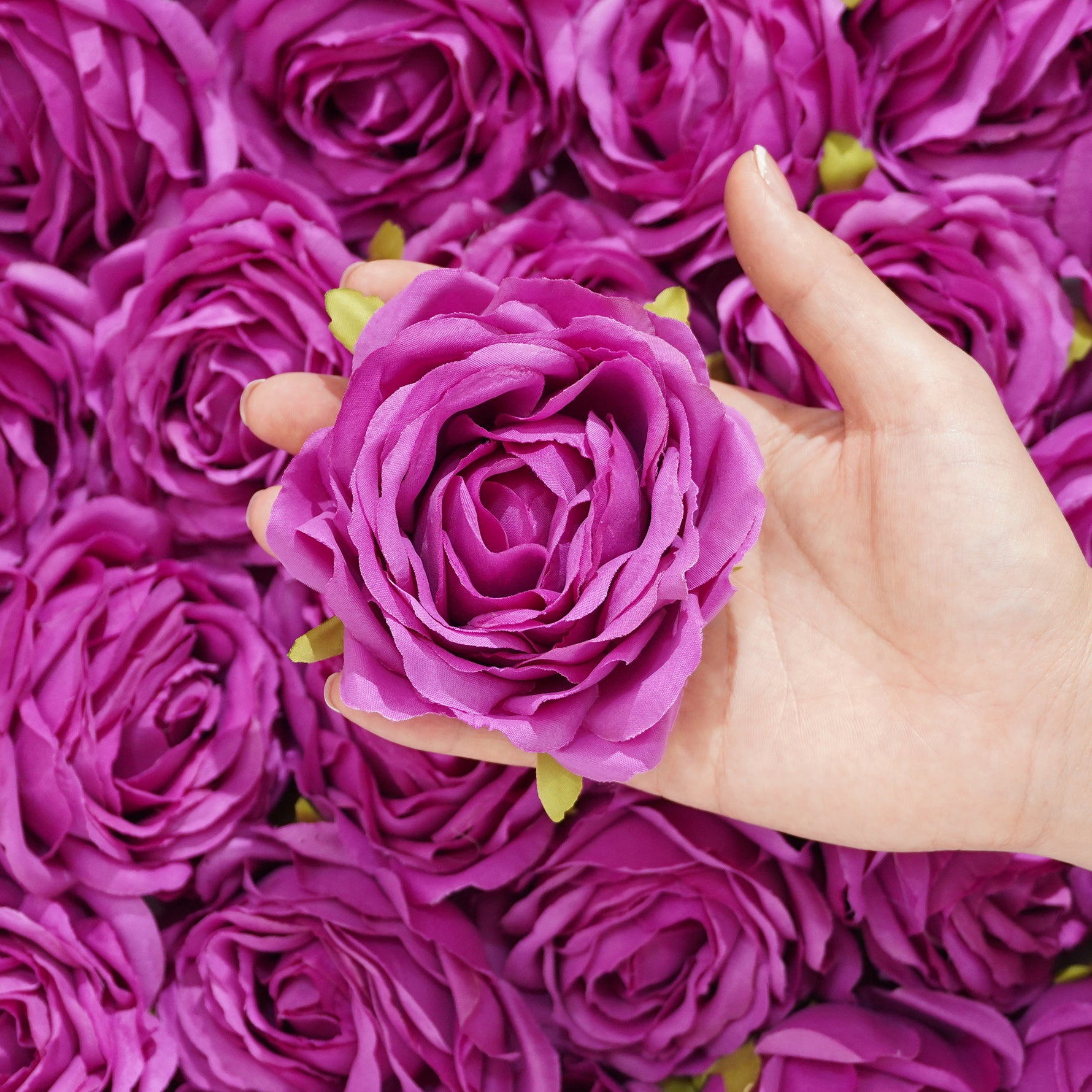 colorful-rose-heads-event-flower-decor