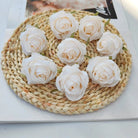 Mixed Color Silk Rose Heads for Creative Floral Projects