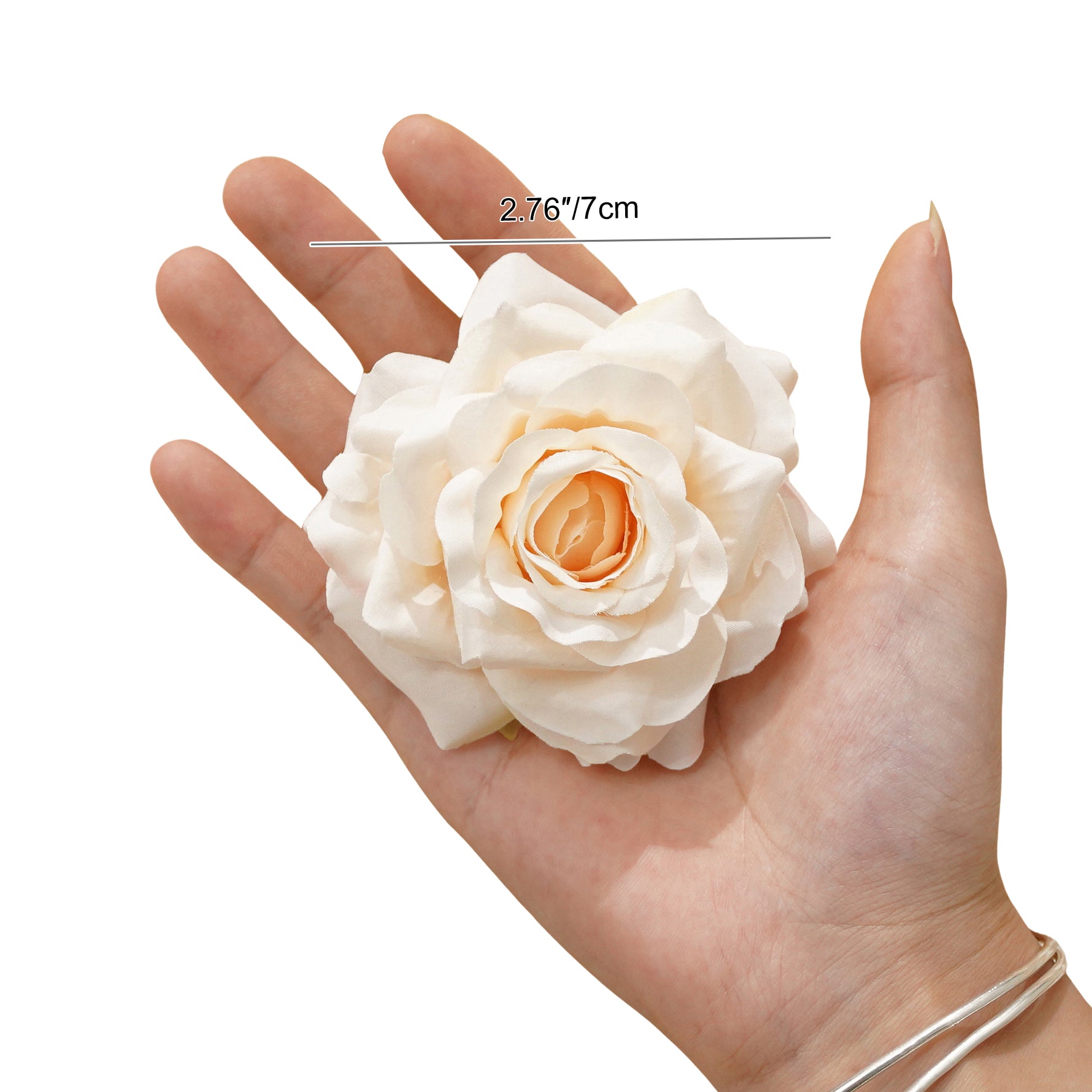 artificial-rose-flower-head-7cm-champagne-pink