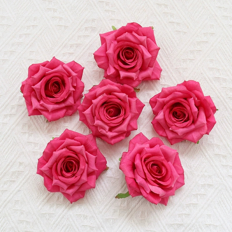 Artificial Rose Flower Heads for Wedding Bouquet Making