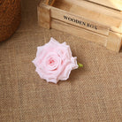 Blush fake silk rose head wedding arch decor
