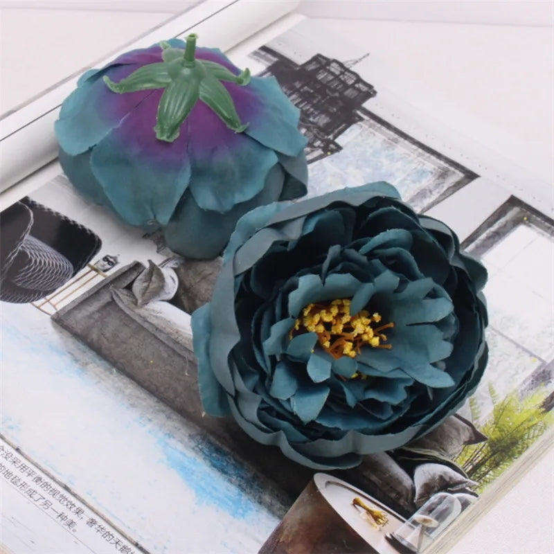 pastel-artificial-peony-flower-head-wedding-bouquet-accessories
