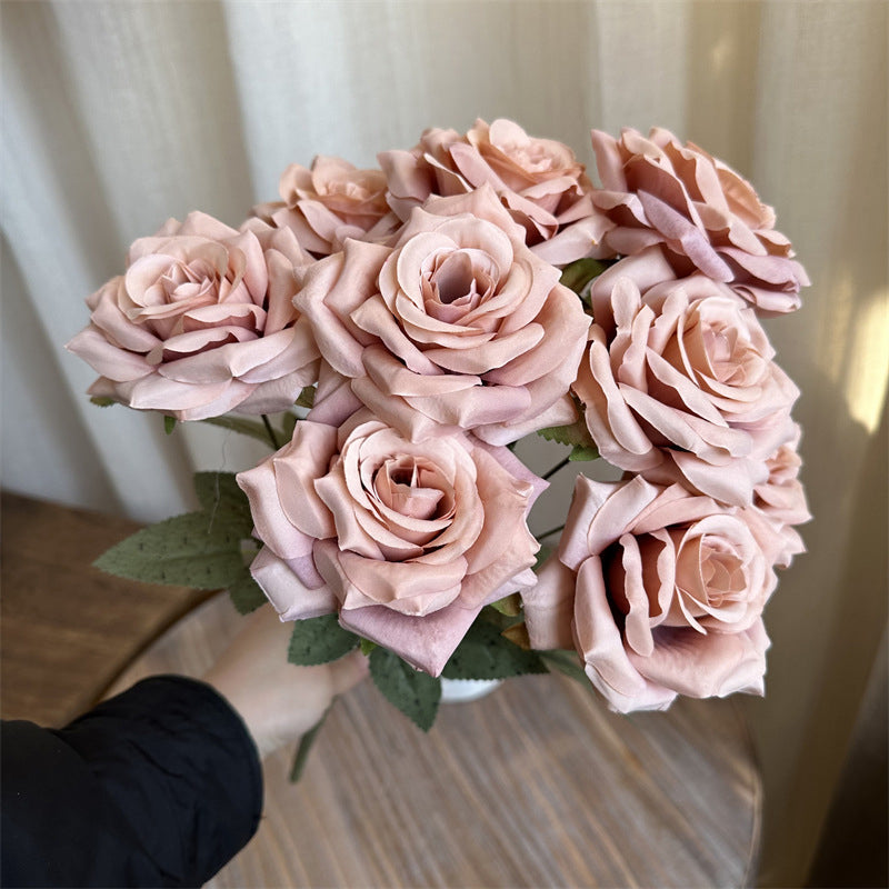 dusty-lavender-silk-rose-bouquet-fake-roses-home-aesthetic-decoration
