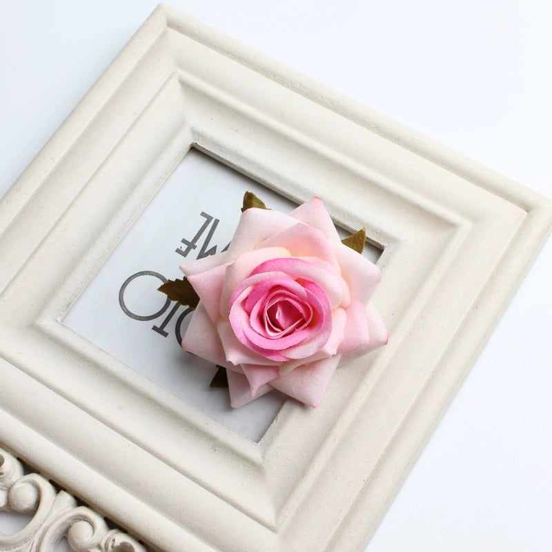 Red Pink White Blue Artificial Rose Flowers for Event Decoration