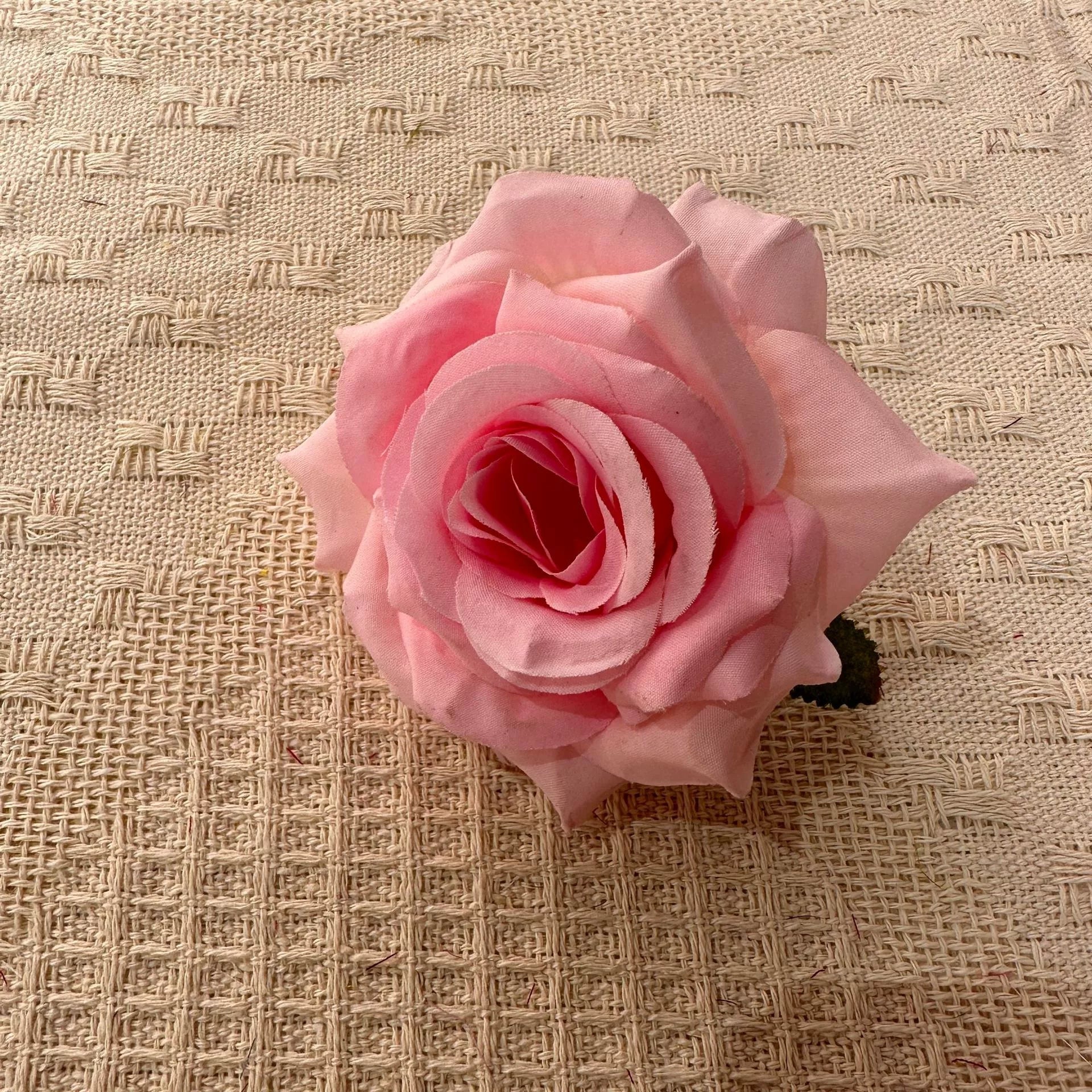 Cream silk rose flower head reception decoration
