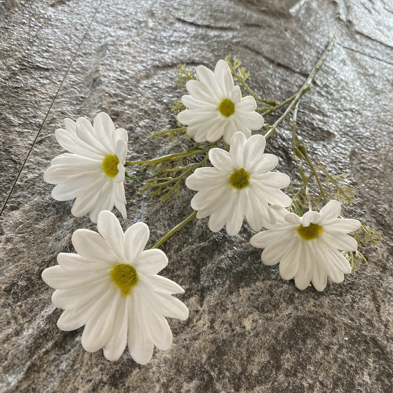 1. Pale cream faux cosmos bridal filler flower