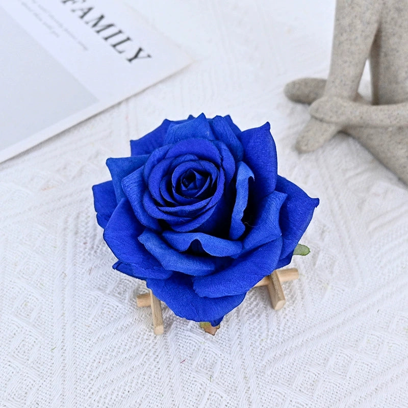 Pink Yellow and White Faux Roses for Bouquet Accessories