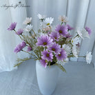 1. Faux cosmos stem for wedding floral decor