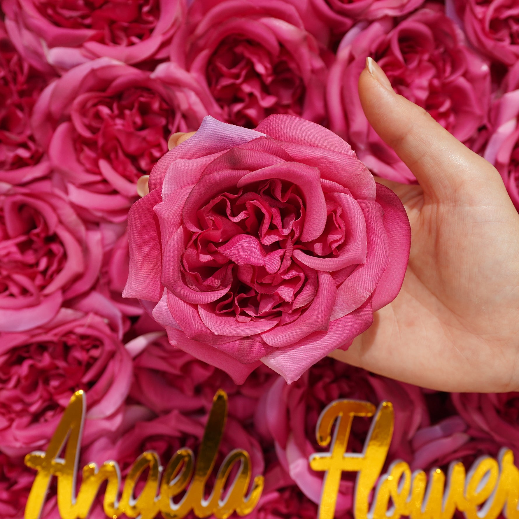 multi‑color faux rose heads bulk assortment