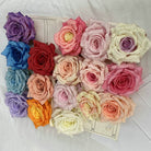 purple‑faux‑rose‑flower‑head‑close‑up
