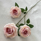 dusty-orange-fake-rose-stem-floral-material
