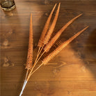 orange‑artificial‑cat‑tail‑long‑spike‑bloom