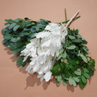 white‑dyed‑artificial‑jujube‑leaf‑stems‑event‑backdrop‑foliage