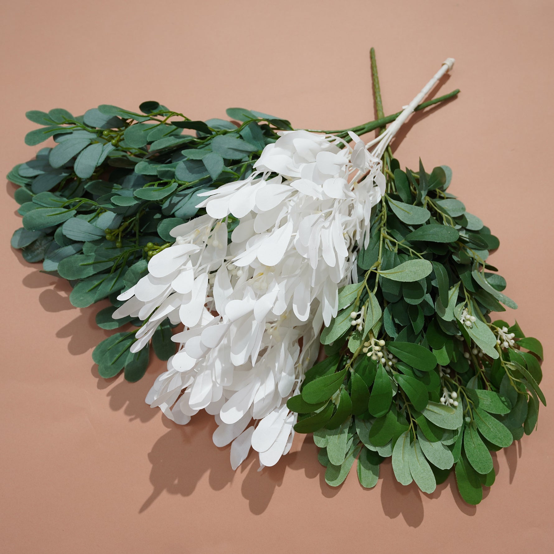 white‑dyed‑artificial‑jujube‑leaf‑stems‑event‑backdrop‑foliage