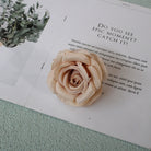 Handmade Looking Silk Rose Heads for Wedding Decorations