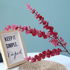 muted purple faux delphinium home table decoration