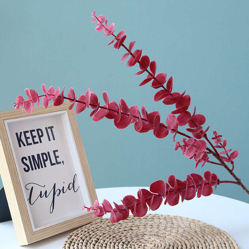 muted purple faux delphinium home table decoration