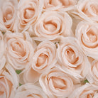 champagne-silk-rose-bouquet-home-table-decoration