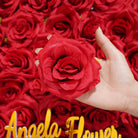  flower wall material closeup

