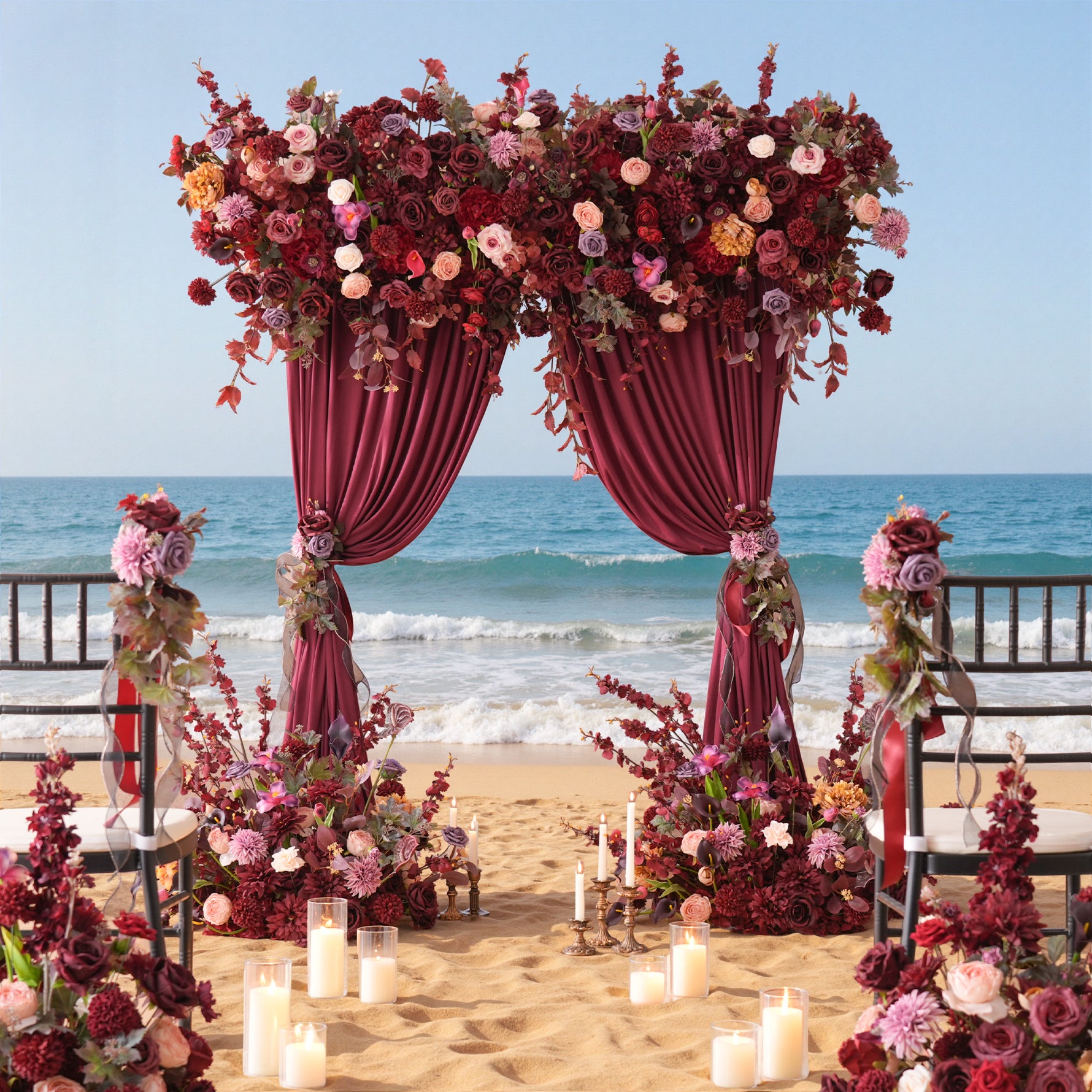 RED & BURGUNDY – Angela Flower