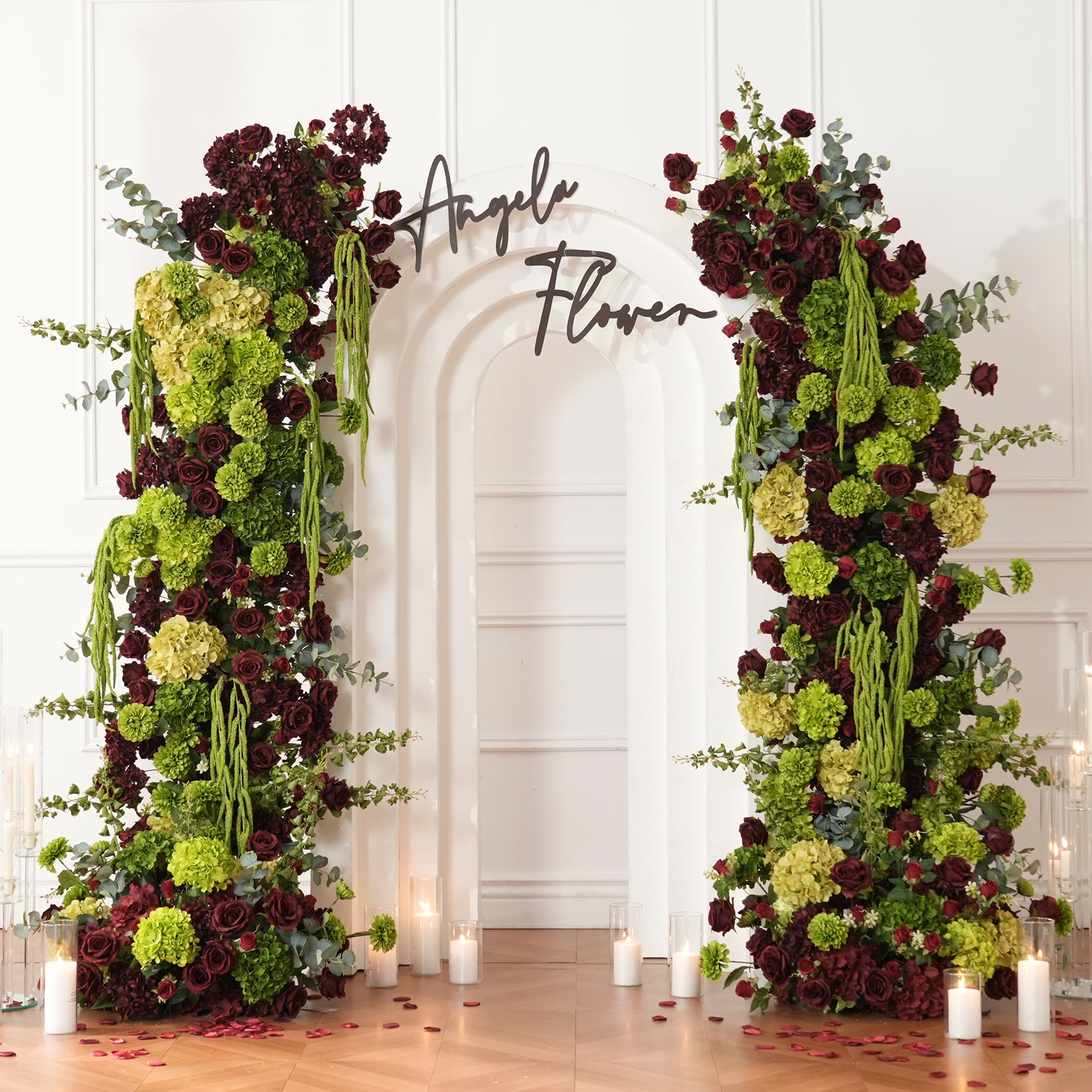 Wedding Flower decoration, Flower wall, Table Flower Centerpiece