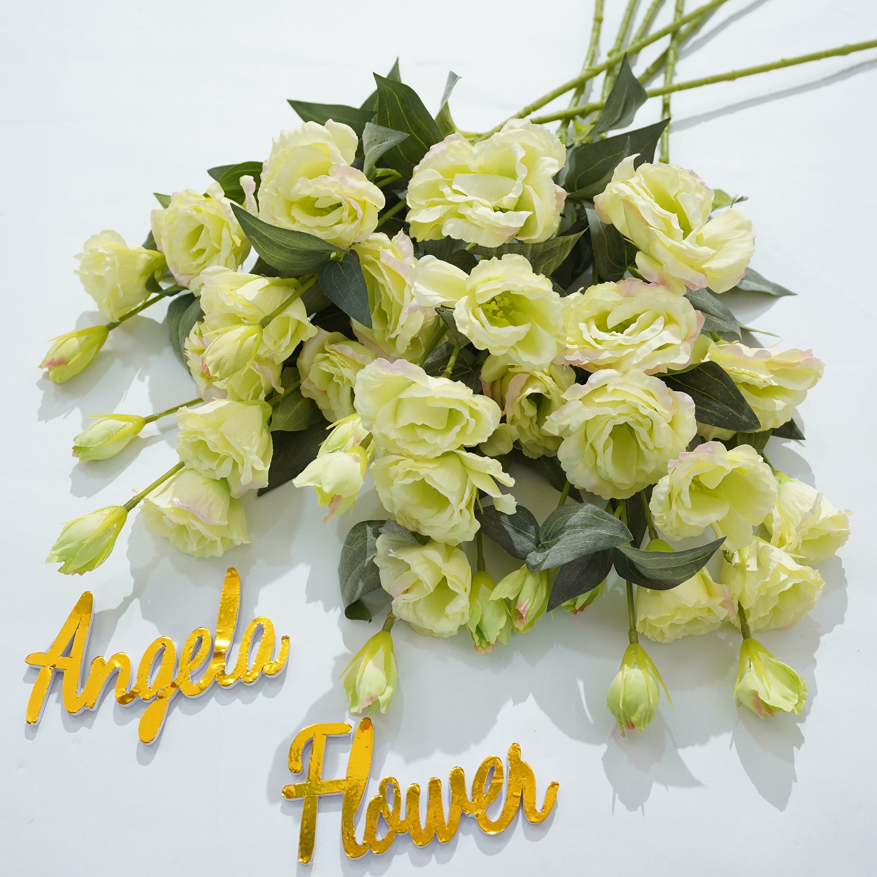 High quality artificial lisianthus silk stem
