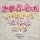 hot_pink_foam_rose_heads_top_view